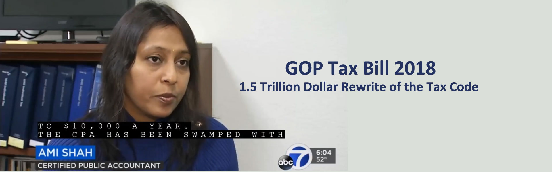 Amisha on ABC News about 2018 tax bill